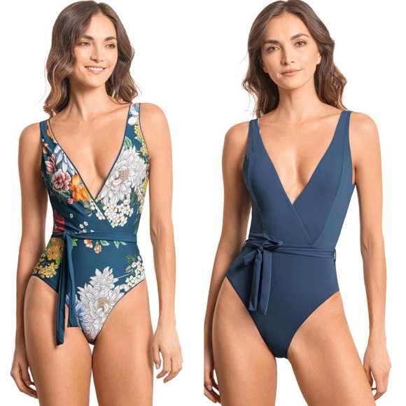 Maaji Other - Maaji Women's Standard Plunge Cheeky‎ Cut Reversible Size Large